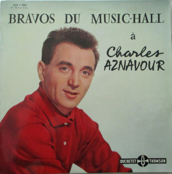 AZNAVOUR 1957 Bravos du Music hall