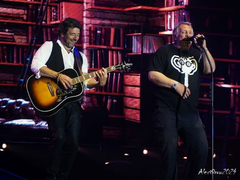 Patrick Bruel et Jean-Luc Fonck de Sttellla ©Alex Crow