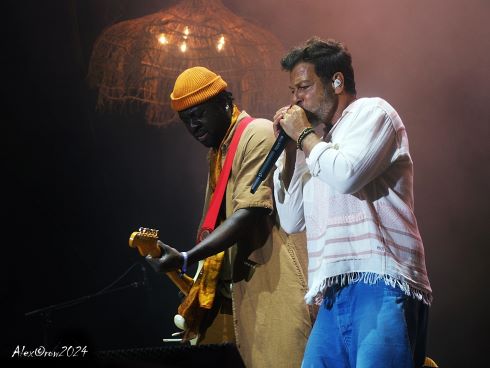 Christophe Maé et son guitariste Spa 2024 ©Axel Crow