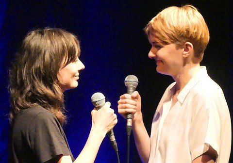 Marie Fortuit et Lucie Sansen (photos Anne-Marie Panigada)