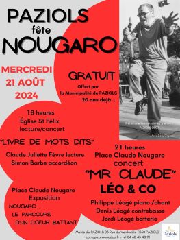 NOUGARO 2024 Paziols