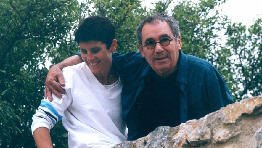 Claude et Hélène Nougaro à Paziols dans les années 2000. Photo d'archive ©Bernard Lescure