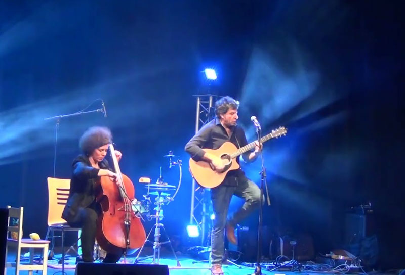 Michel Avalonne et Sophie Meyer en concert "Encrer..."_capture d'écran